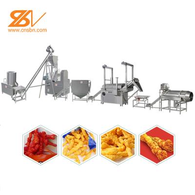 China Cheetos Kurkure Nik Naks Puffed Snacks Mini Cruls/Cheetos/Nik Naks /Corn Food Extruder Making Machine Production Line Kurkure Packing Making Machine Price for sale