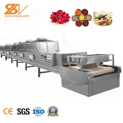 China High Efficiency Hotel Industrial Microwave Dried Fruit Sterilization / Flower Drier Killing / Disinfection , Fast Food Industry Microwave Heating for sale