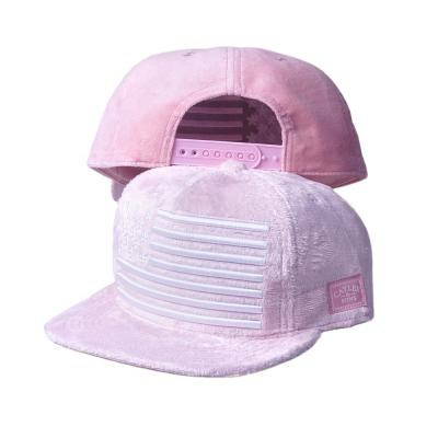 China Wholesale 5 Panel COMMON Designer Velvet Hats Snapback Caps Custom Logo Gorras With 3D Embroidery for sale