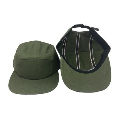 China COMMON Wholesale Custom Empty Plain 5 Panel Camper Hat Working Baseball Caps With Logo for sale