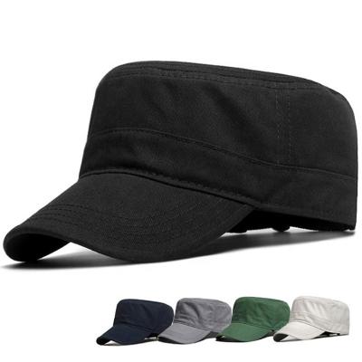 China Wholesale JOINT Army Plain Cap Custom Military Hats With Metal Buckle for sale