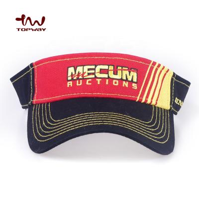 China Custom Men's Character Factory Sports Hat And Outdoor Hat Embroidery Adjustable Cotton Sun Visor Hat for sale