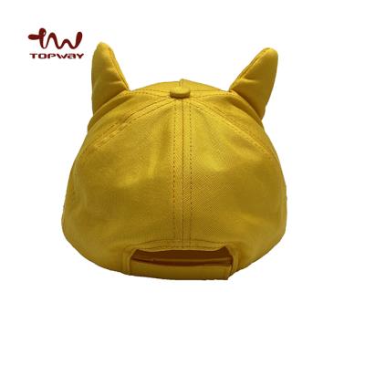 China Wholesale Custom Eco-Friendly 5 Panel Kids Cartoon Snapback Baseball Caps Hats For Kids With Embroidery Animal Logo for sale