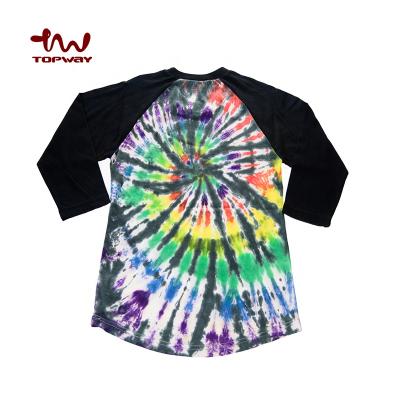 China Simply 100% Unisex Anti-pilling 180G Cotton Tie Dye T Shirts For Men And Woman for sale