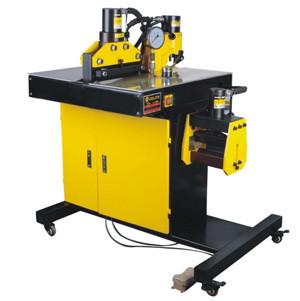 China Portable hydraulic busbar processing machine VHB-200 hydraulic busbar machine for bending cutting and hole punching for sale