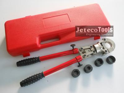 China CW-1632 manual hand type pex pipe crimping tool, for pipe tube crimping 16-32mm, Jeteco Tools brand pipe fitting tool for sale