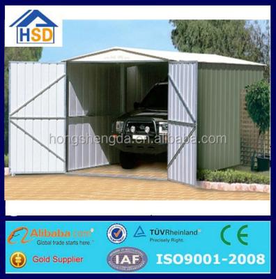 China Hot Sale Modern Prefab Metal Garage Shed / Car Ready Made Storage for sale