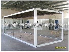 China Prefab Parking Lot Flat Pack 20ft Container Frame for sale