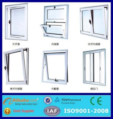 China pvc or aluminum alloy heat and cold insulation upvc sliding doors folding window doors for sale for sale