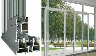 China Sliding Aluminum Alloy Exterior Sliding Doors For Buildings for sale