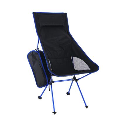 China Aluminum Alloy + Oxford Fabric High Quality Steel Ultralight Outdoor Camping Chair Fishing Outdoor Camping Chair Furniture for sale