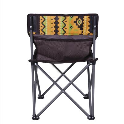 China Ultralight Aluminum Alloy + Oxford Folding Outdoor Foldable Chair Fabric Customized Aluminum Camping Chair for sale