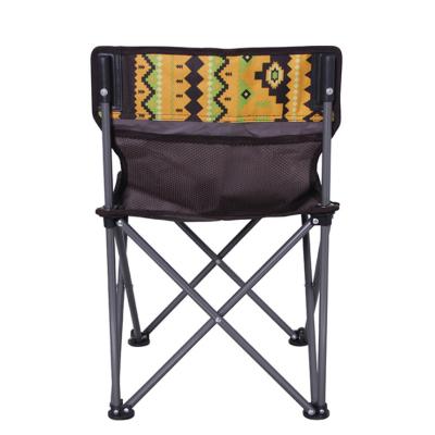 China Aluminum Alloy + Oxford Cloth Spring Folding Chairs Beach Picnic Dining Metal Folding Camping Chair for sale