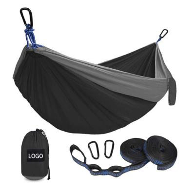 China Factory Price Color Adult Outdoor Camping Double Swing High Strength Portable Hammock for sale