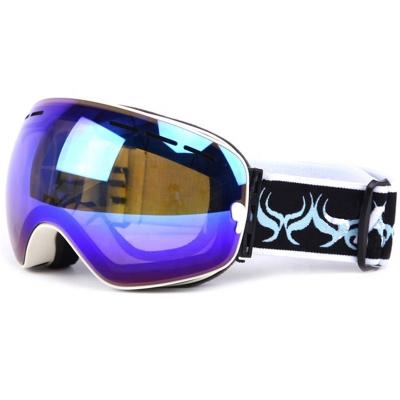 China Fashion Men's Arrival Anti-fog Snow Skiing Goggles Double Layer Ski Goggles Wide Vision Can Change Lens Ski Goggles for sale