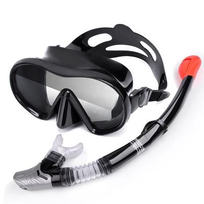 China Easy Diving Swimming Tube Snorkeling Full Blast Myopia Glass Anti-Fog Glasses Anti-Glare Mirror Set Diving Mask for sale