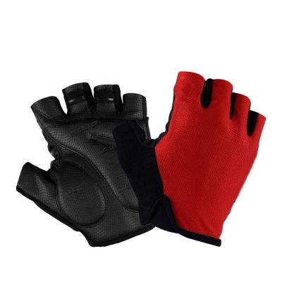 China Five Fingers In Running Half Finger Bicycle Running Durable Exercise Breathable Sports Bike Gloves Gel MTB Anti-Slip Cycling Cycle Shockproof Gloves for sale