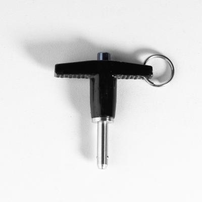 China Hot Sale Industrial Equipment T-Handle Push Button Quick Release Ball Pin Quick Release Fasteners for sale