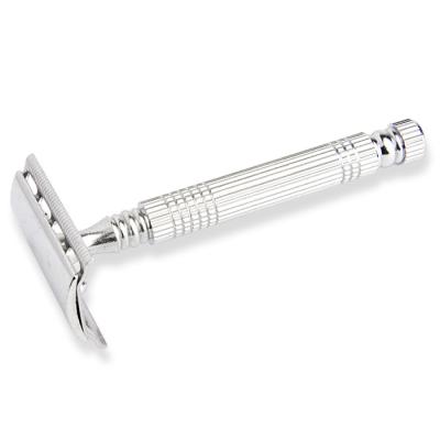 China Best Selling CRU Single Blade Metal Handle Shaving Safety Razor for sale