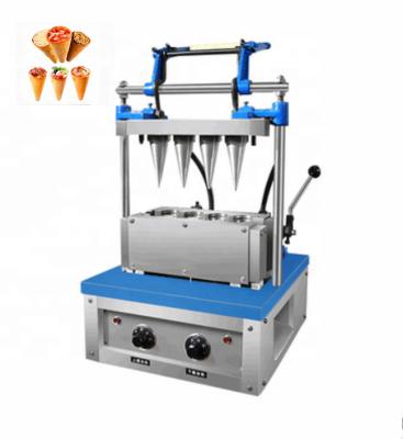 China Hotels Ice Cream Cone Production Equipment Wafer Cone Machine for sale