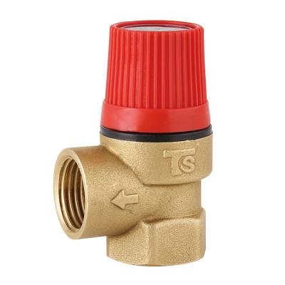 China General adjustable safety pressure relief valve safty brass valves price for sale