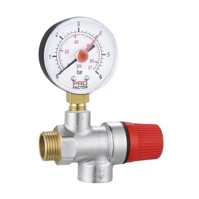 China General Valve Heater Mini Pressure Relief Safety Timer Brass Water Fresh Water Safe High Temperature, Low Temperature Manual General for sale