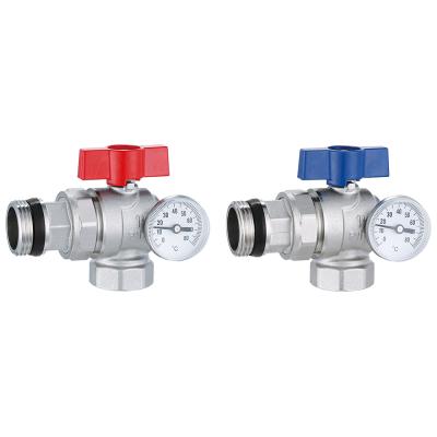 China General China Brass Mini Water Ball Valve With Nipple Timer Manufacturer for sale