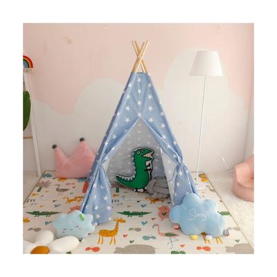 China Good Quality Princess Castle Kid Playpen Hot Selling Wooden Tent Oxford+Tent For Living for sale