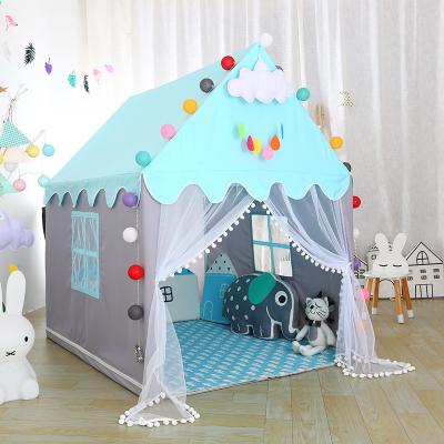 China Oxford Cloth+pvc Bracket Best Sell Two Bedroom And One Living Room Diy Play Tent For Kids for sale