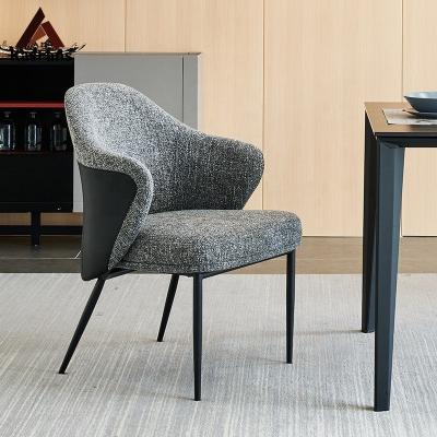 China Latest Nordic Fancy Sponge Chair Bestselling Design Living Room Furniture Customized Metal Legs Cloth Leisure Chair for sale