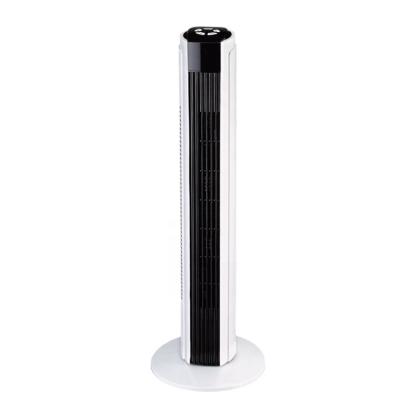 China Tower Hotel LED Display Free / Portable Remote Control Overheating Protection Fan for sale