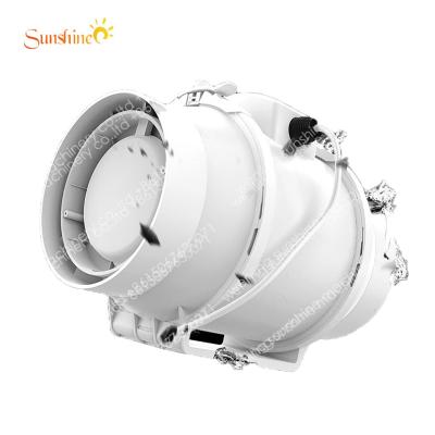 China Exhaust Ventilation Set Small AC 50mm High Quality Plastic Reversible Duct Fan for sale