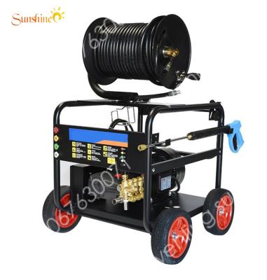 China Diesel engine residue free critical cleaning machine/sewer jet water jet sewer drain cleaner for sale