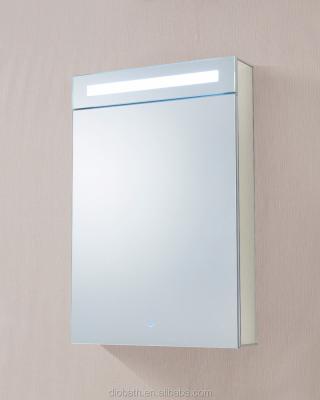 China Factory supply 4mm modern waterproof copper free glass storage bathroom mirror toilet mirror touch mirror smart cabinet for sale