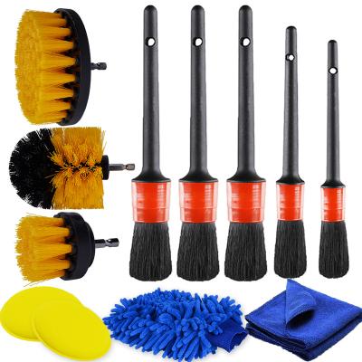 China Portable Car Brush Brush Power Scrubber Drill Cleaning Detailing Brush for Car Rim Car Wheels Dashboard Dirt Dust Cleaning Brushes for sale