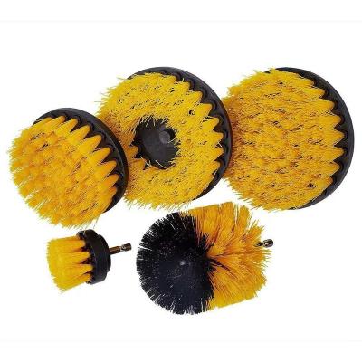 China Sustainable 5pcs/set Drill Brush Power Scrubber Sweep Clean For Bathroom Surfaces Tub Shower Tile Grout Cordless Power Scrub Cleaning for sale