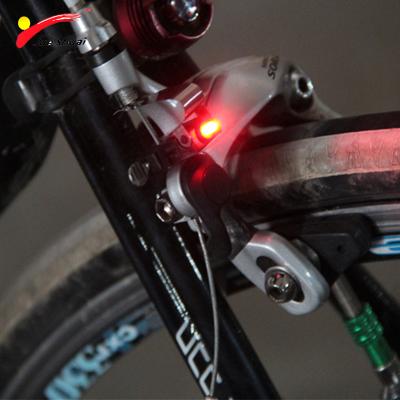 China LED Bicycle Light Red Brake Stop Signal LED Bike Light Lamp Battery Rear Bicycle Accessories LED Bike Recycling Bisiklet aksesuar for sale