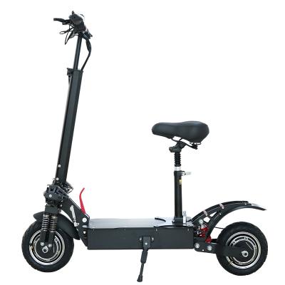 China Foldable Electric Scooter 2000W Tire Wheel 75km/h Escooter Unisex 48V 52V E Scooter Fat Off Road 10 Inch Folding hulajnoga elektryczna for sale