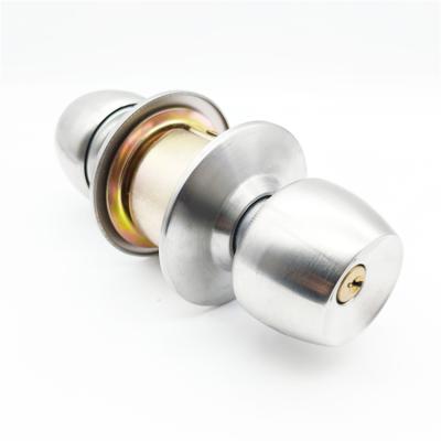 China Flats Customized High Quality Lock Set Sliding Stainless Steel Cylindrical Door Lock Handle for sale