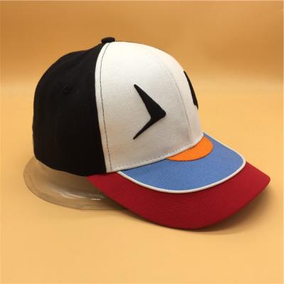 China COMMON Outdoor High Quality Piping Custom 3 D Fashion 6 Panel Splicing Baseball Cap for sale