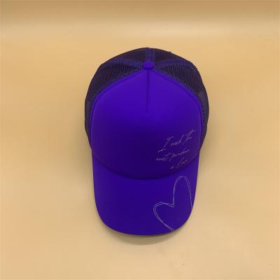 China COMMON Logo Polyester Mesh Material Custom Printing Hat Outdoor High Quality for sale