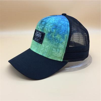 China COMMON Distressed 5 Panel Character Style Mesh Hat Kids Trucker Hat for sale