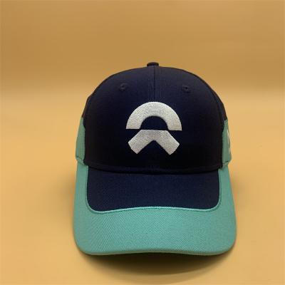 China Custom Three D Joint Design Embroidery Logo Hot Selling Sport Splicing Hat for sale