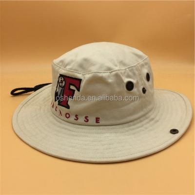 China Custom Professional Logo Army Fisherman Bucket Hat Fishing Hat for sale