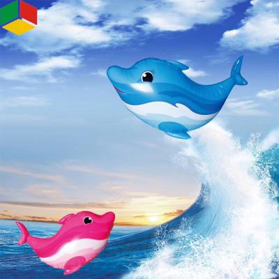 China With OEM Light Design Hot Sale 2.4G Channel 2.4G Blue Dolphin Remote Control Blue Dolphin Flying Toys Inflatable RC Balloon Toys With USB for sale