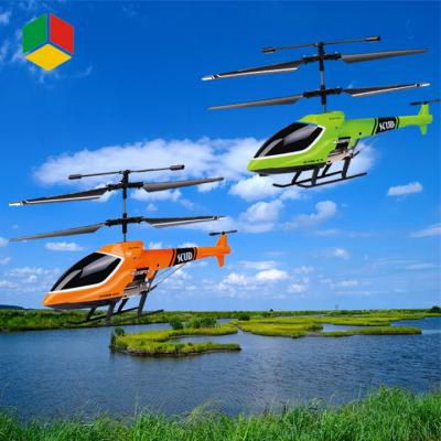 China RC Hobby QS New Product! 2.4G 3.5 CH Plastic Rc Surface China Model Airplane Flying Helicopter Toys With Light And USB for sale