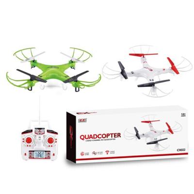 China With the newcomer 2020 remote control! CX-022 Drone 2.4ghz 4 Channel 6 Axis Micro Gyro Radio Remote Control Quadcopter With Camera For Kids for sale