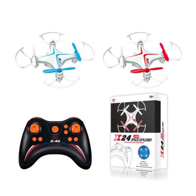 China Plastic professional radio controlled mini drone frame 2.4g 4 channels rc quadcopter product in Chenghai for sale