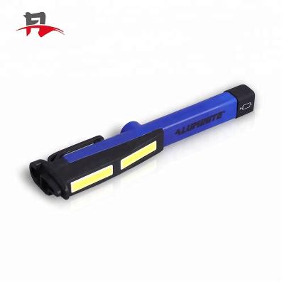 China 2COB Car Plastic Pen With Torch Light Detachable Magnetic Waterproof Pocket for sale