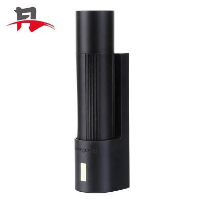 China 2021 Aluminum Wall Mount+handle Factory New Style Hotel Emergency Torch Stainless Steel Wall Mounted LED Flashlight for sale